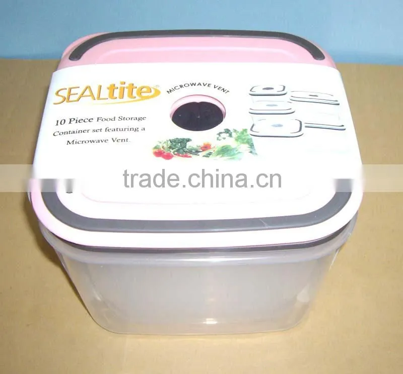 2450ml microwave rectangle food container GL9013