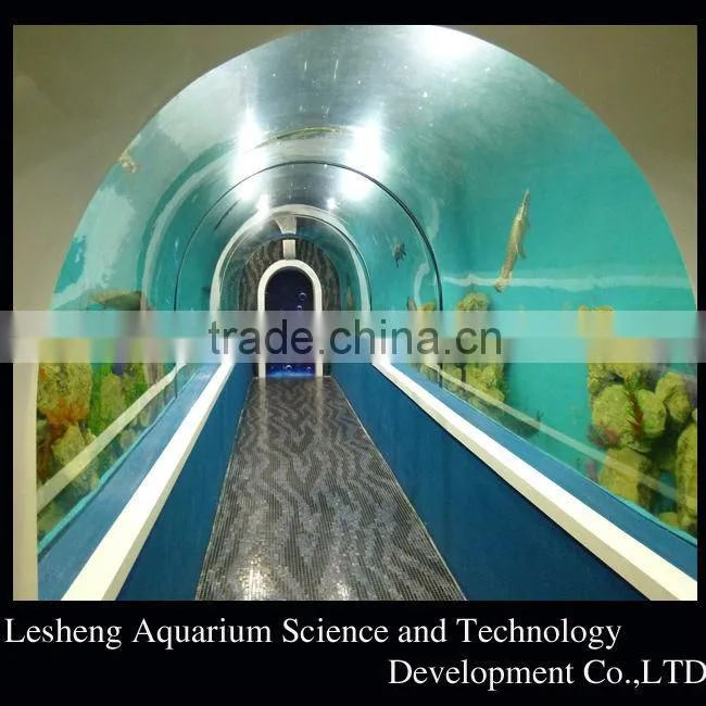 acrylic sheet for oceanarium tunnel project