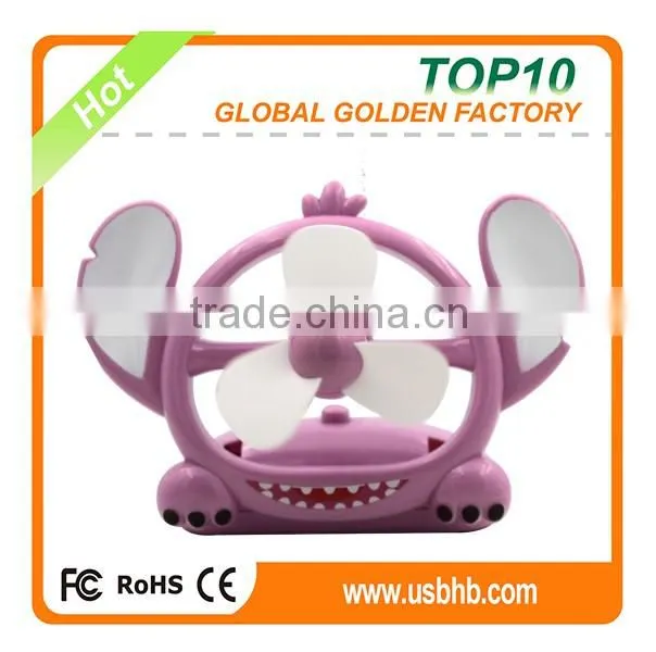 New arrvial animal usb fan mini fan small fan purple color