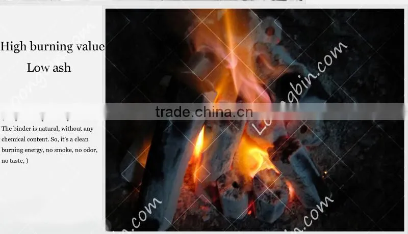 Domestic and industrial use square bamboo BBQ charcoal