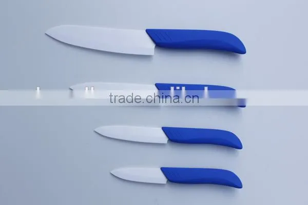 New Design Ceramic Knife pink color handle soft touch handle Ultra Sharp blade