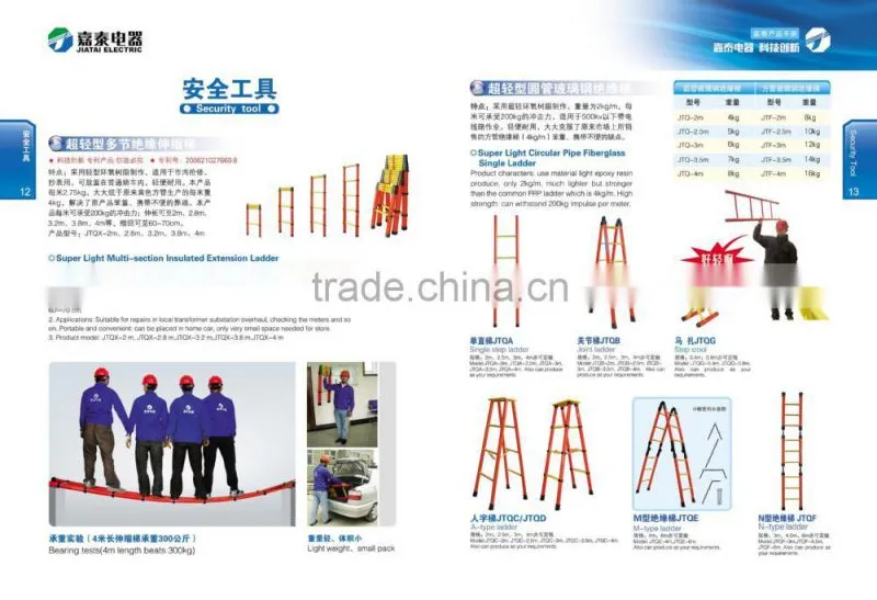 Fiberglass Telescopic Hot Stick operating rod linemen's tool