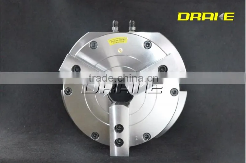 CNC wheel vertical lathe machine with 3 jaw Vertical Hollow Hydraulic Power Chuck