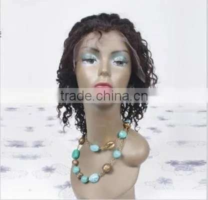 Jerry Curl Hair Wig Silk Top Full Lace Wigs Accept Samll Order