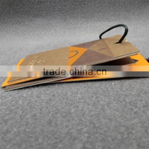 Orange Thick Paper Tags Paper Tag/ Hangtag in Shishi