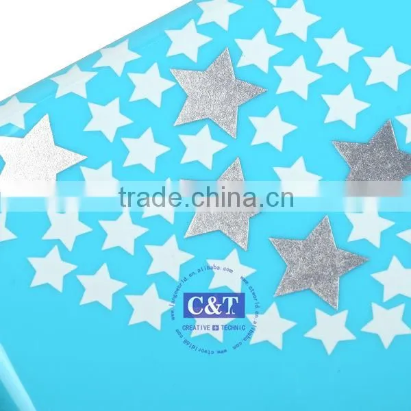 C&T Ctunes Stars gold foil pattern hard case for apple iphone 5