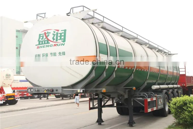 Shandong Shengrun fuel tanker trailer dimensions optional