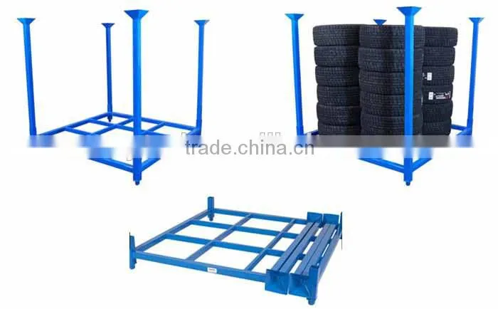 Multi-Level Type and ISO9001 Certification steel rack for tire storage