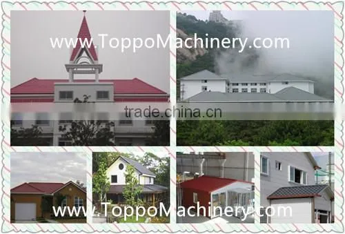 Glazed Aluminum Metal Roof Ridge Cap Roll Forming Machine