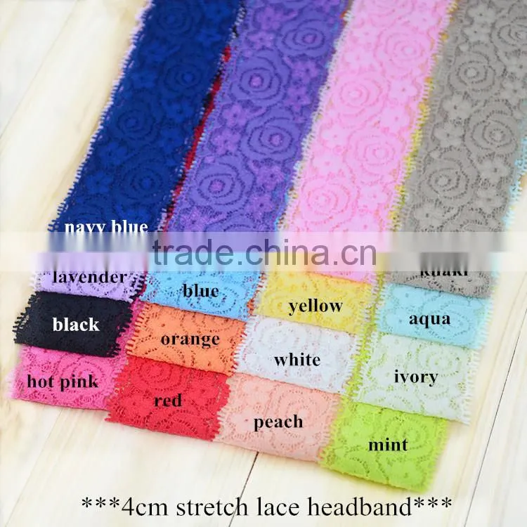 Hot-selling cotton girly headband,fancy printed knotted turban stretch headband,cotton hair accessory