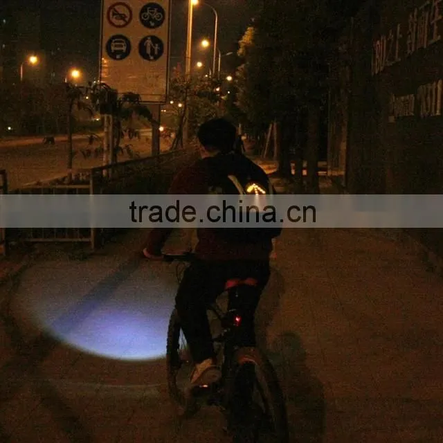 2016 New bicycle LED light bag packs LED flashlight