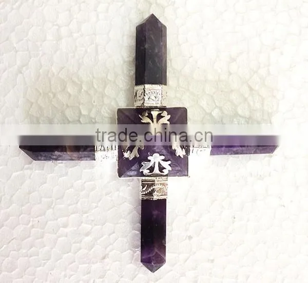 Amethyst Aura Energy Generator : Buy Direct Spiritual Gemstones Online from PRIME AGATE: INDIA
