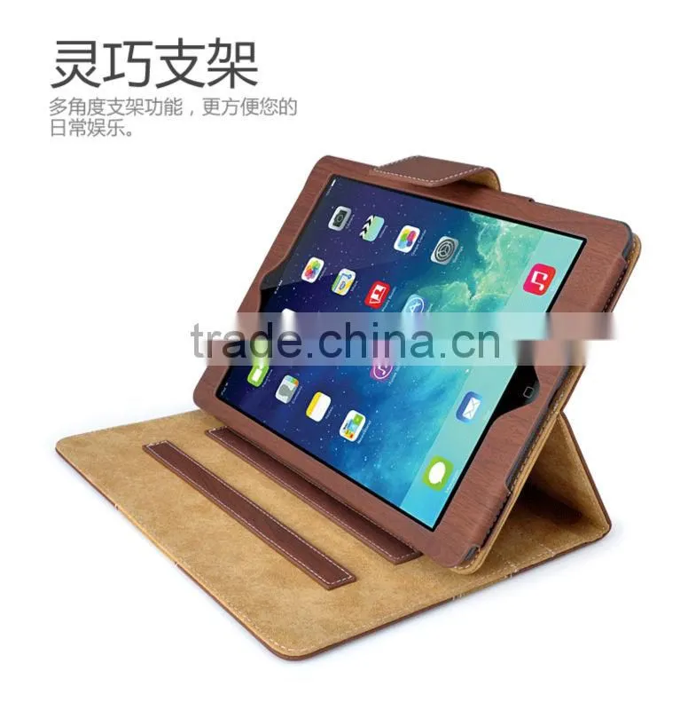 wholesale wood smart case cover for ipad air case sublimation cover