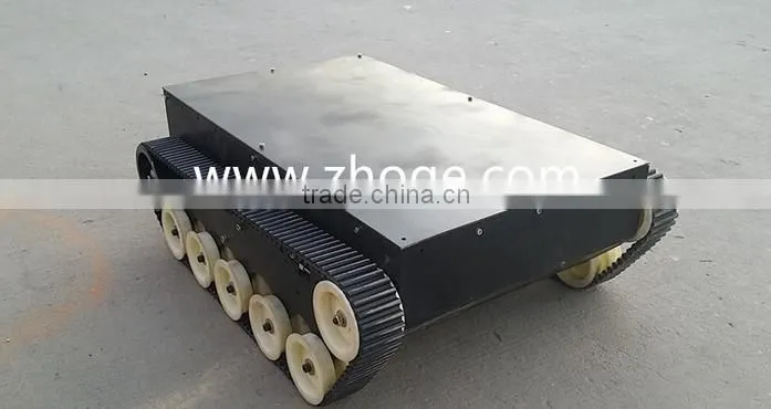 robot rubber track chassis/undercarriage
