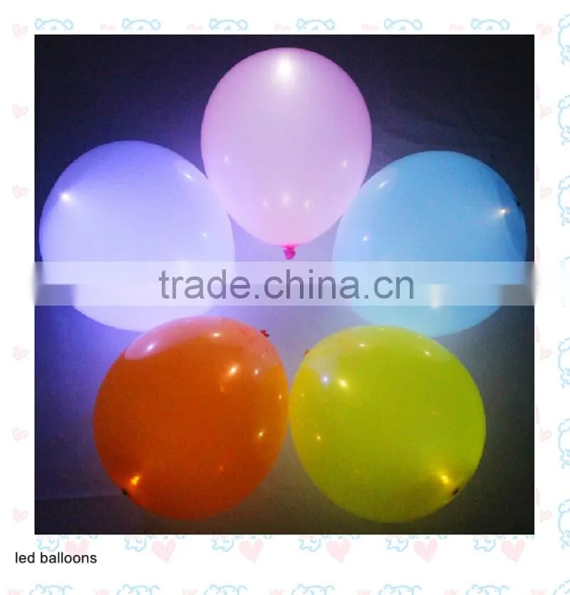 flying helium LED balloon with light inside wholesale