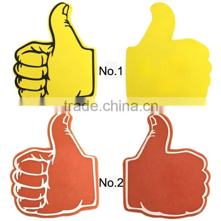 Melors Promotional Cheerleading EVA Foam Hand blank foam finger foam fingers