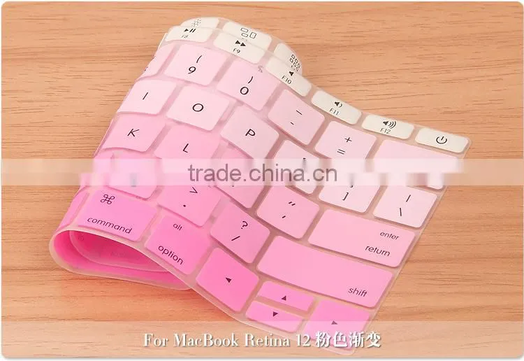 Hot for macbook pro keyboard cover silicone keyboard protective skin cover case