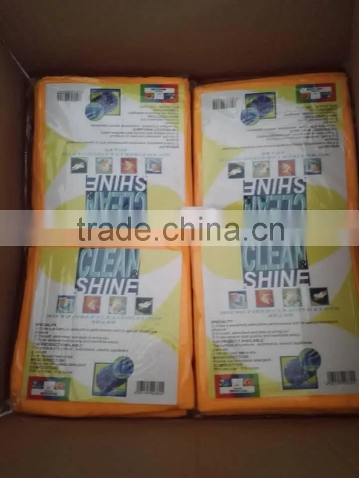 oringe color clean cloth towel plush microfiber towels