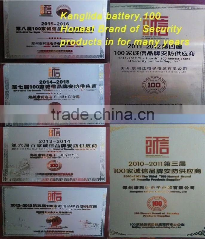 Factory direct sale kanglida AGM gel vrla rechargeable battery for UPS