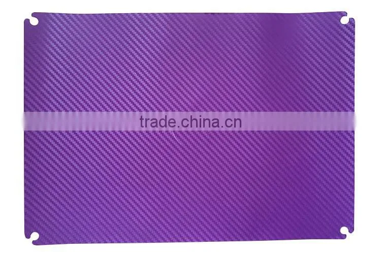 Manufacturer Cheap back full body carbon fiber skin sticker for macbook