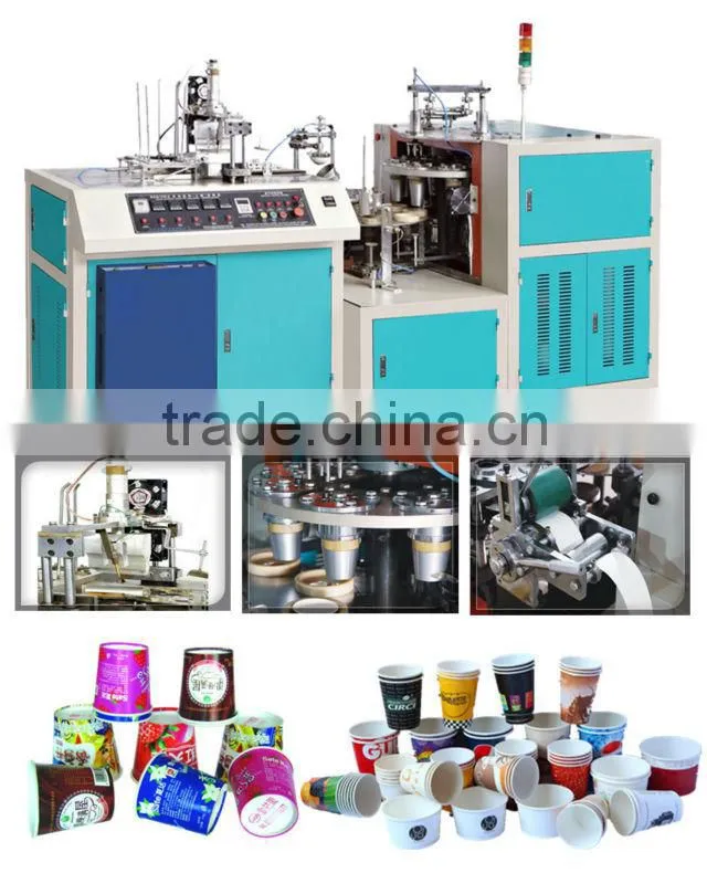 Double PE Coated Paper Cups Machine / Paper Cup Machine Price