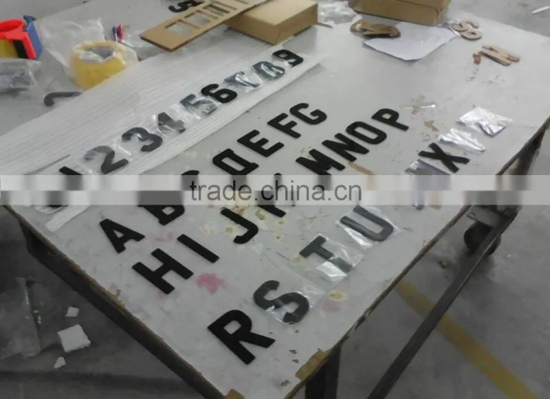 acrylic sign letter laser decorate letter