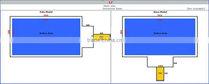 Rear projection interactive touch foil,42 inch interactive touch foil for window display,Multi touch foil supplier