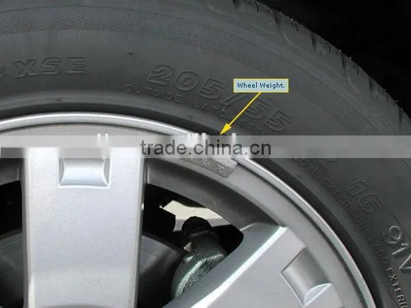 Zinc Clip-on Wheel Weights ZC-3AW