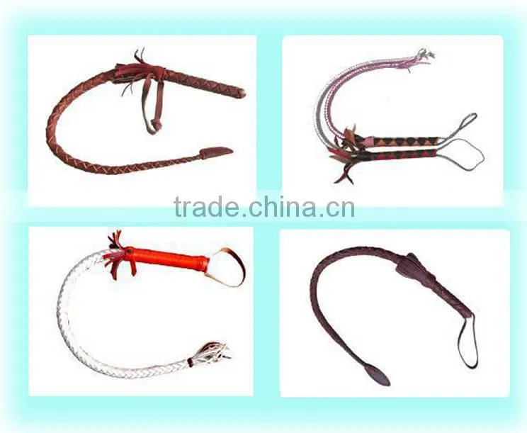 Custom Leather Horse Whips For Riding China Factory Supply