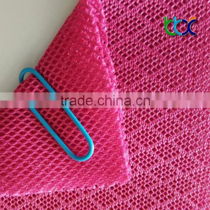 105 shoe upper material 100% polyester mesh fabric for Sports Shoes