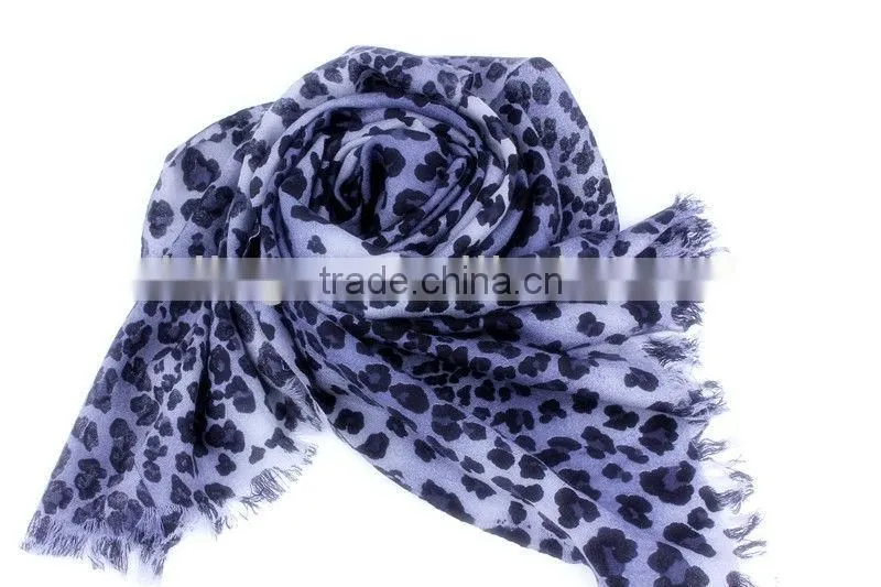 Mercerized Wool Printed scarfs