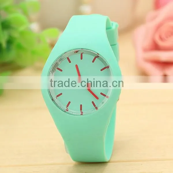 Custom Design Fashion Fruit Color Silicone Watch