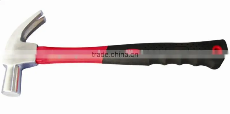 American type claw hammer 16OZ with fiberglass handle