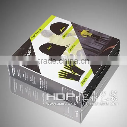 Customized high quality Newest style T-shirt clear plastic gift box