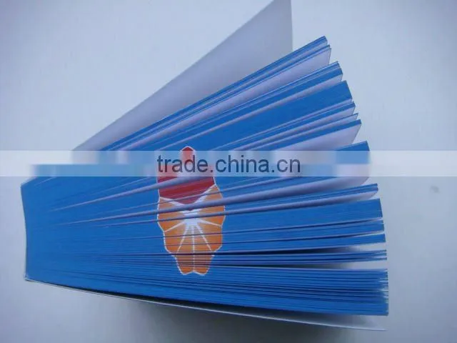 square memo pad adhesive note block woodfree paper
