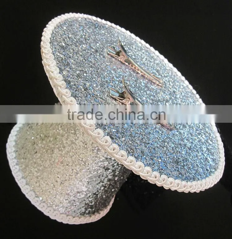 MYLOVE performance hat for stage bling bling hat Leopard Print MLSM009
