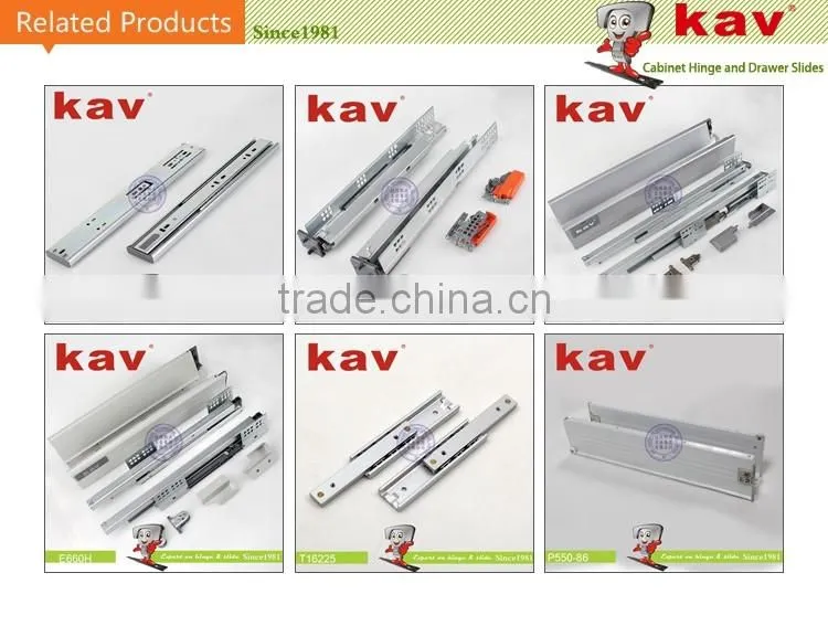soft closing kitchen drawn slide Concealed slide under-mount full extension to all kinds of wooden drawer