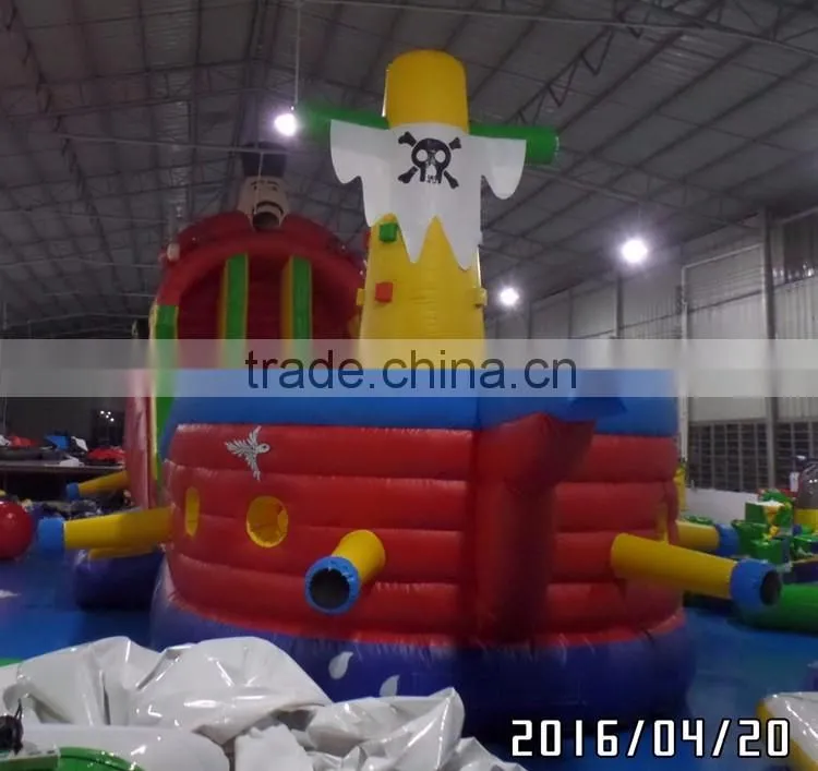 2016 POPULAR PIRATE SHIP INFLATABLE SLIDE CORSAIR