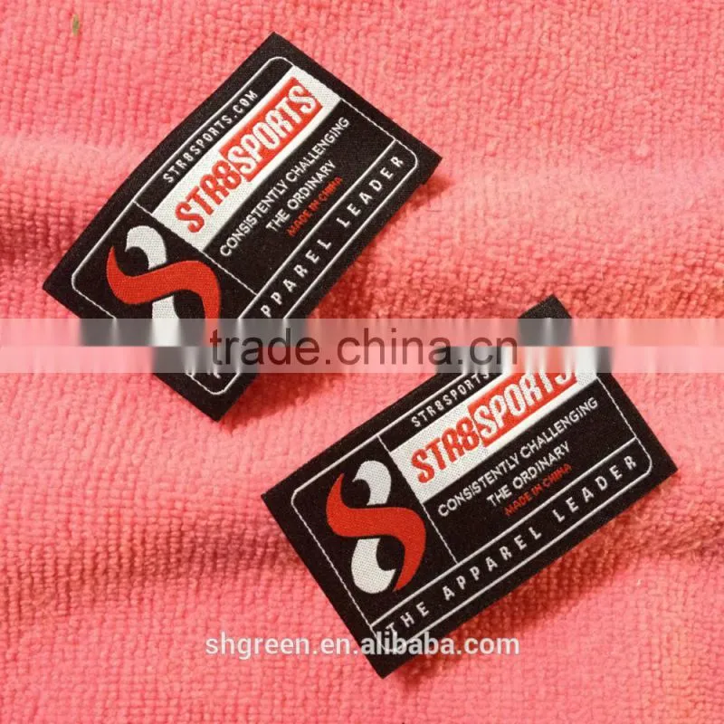 Soft clothing label,double sides garment label