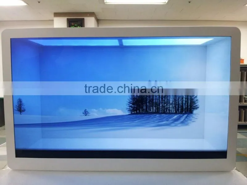 EKAA 15inch transparent lcd showcase, display by USB, support customize