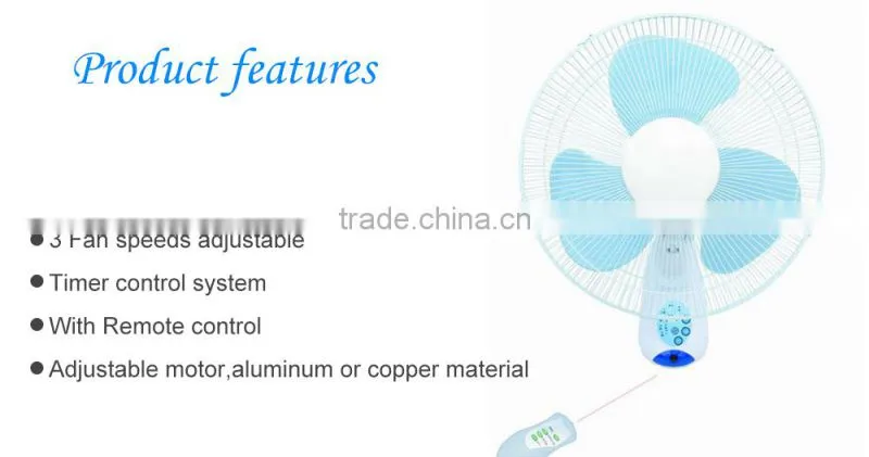 Best Selling Electric Wall Fan With Remote Control