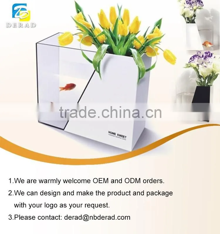 Combination Fish Tank and Flower Pot