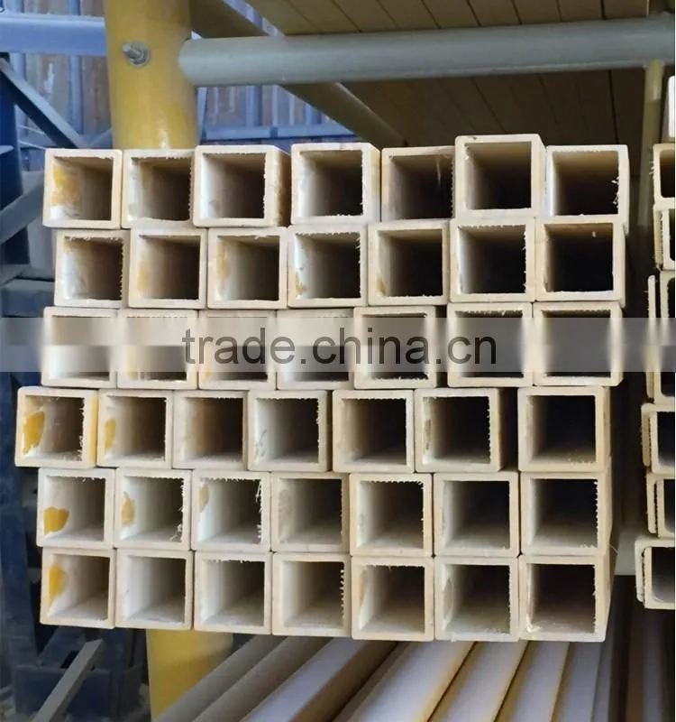 China hot sale square tube, frp square tube, square structural tube prices