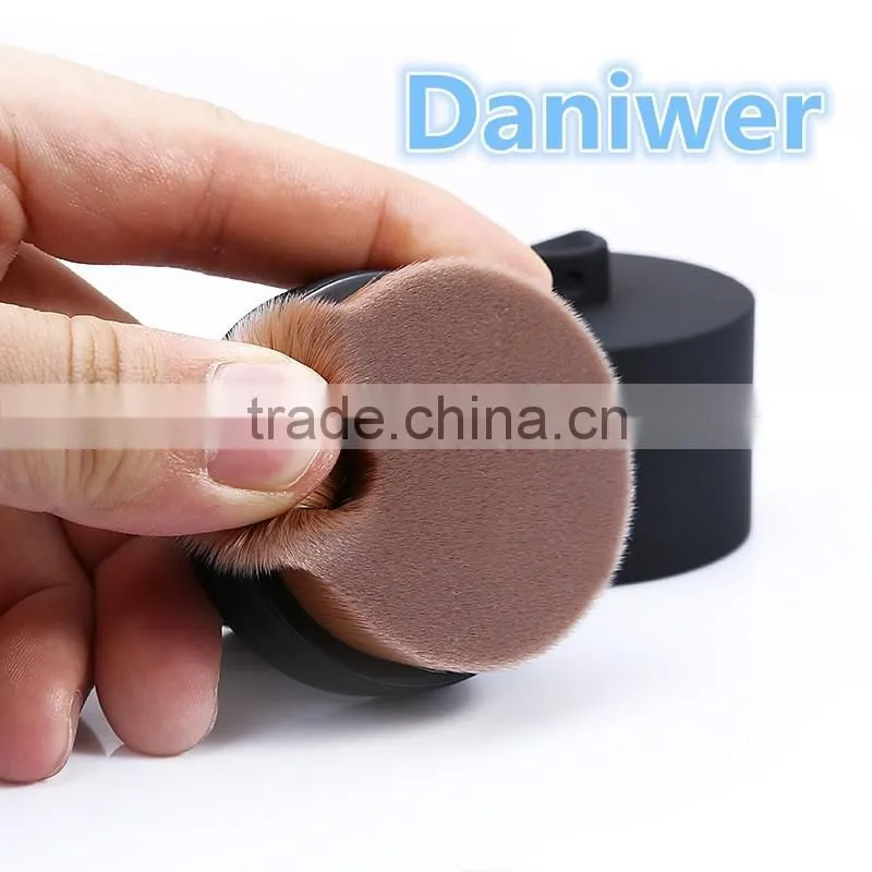 New Arrival O! Circle Oval Brush Style Foundation Makeup Air Brush Loose powder Synthetic Hair Brush Big One