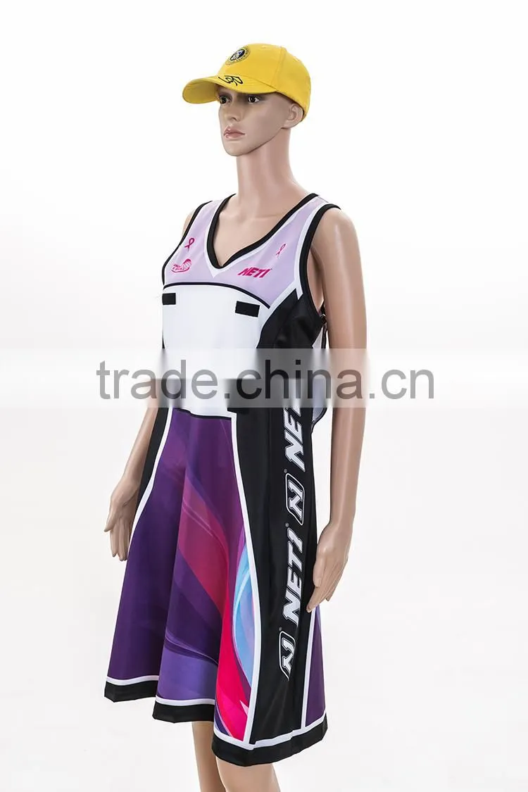 Healong Sports Custom Sublimate Team Bodysuit Netball Dress