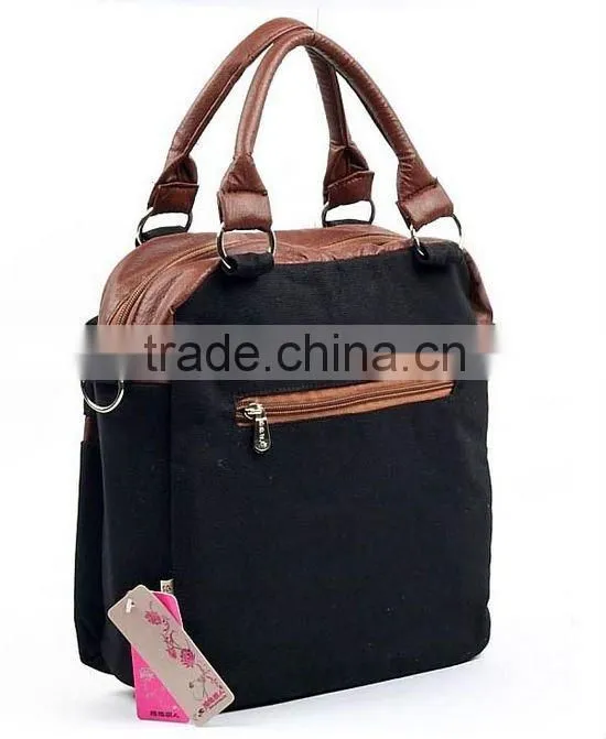 zhejiang bags factory canvas shoulder bag lady handbags