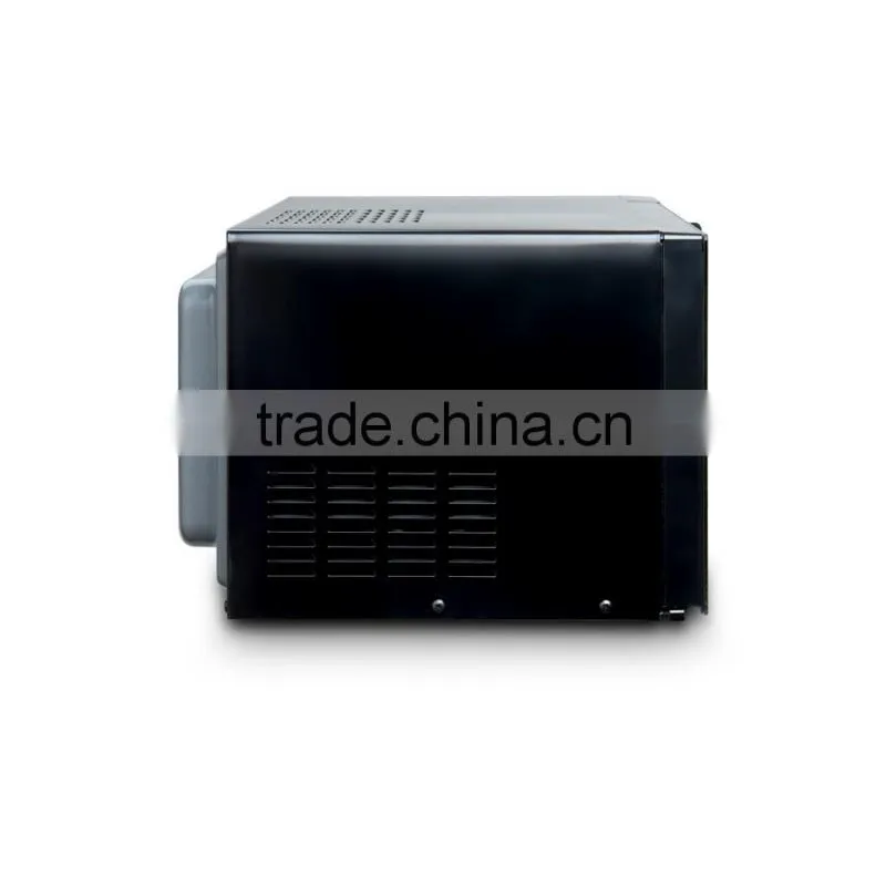 low radiation microwave oven with control panel and components 28L