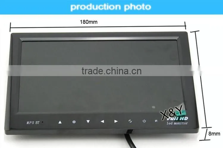7 inch lcd monitor for car XY-2075MP5+BT