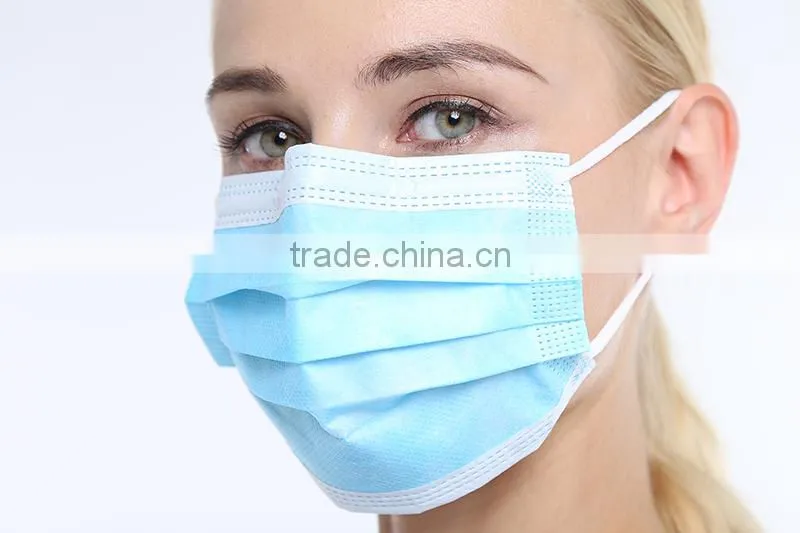 Ecoma 2016 new Industries Surgical Isolation Face Mask with Ear Loops, Cellulose
