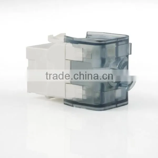 Network Solution Cat 6 UL 180Degree UTP RJ45 Connector Modular Keystone Jack